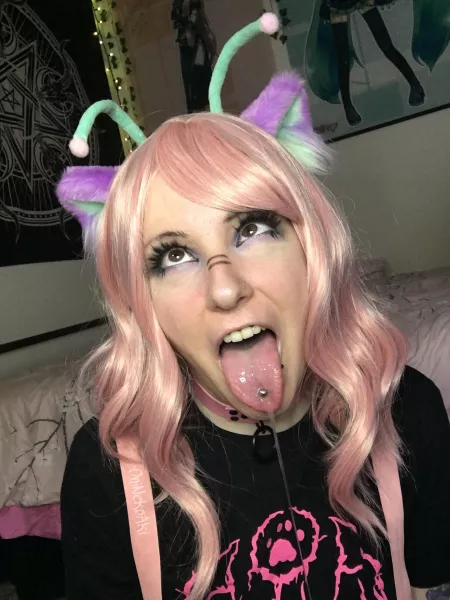 I’m new :3 hopefully my ahegao isn’t too bad by Oni_Neko_Aki