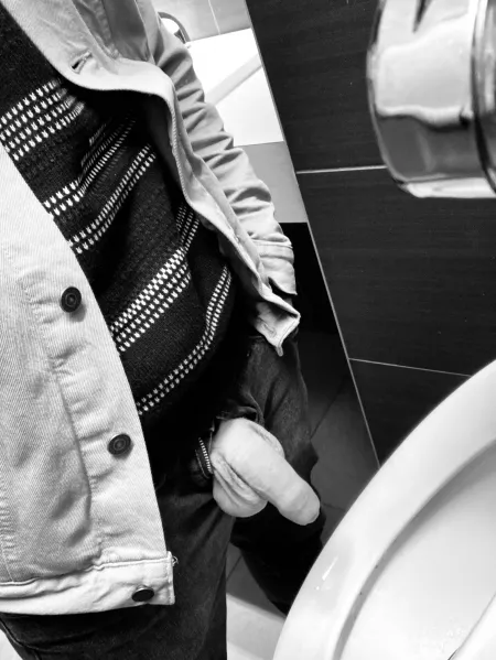 I’m next to you at the urinal. Are you peeking? by uncutpanguy