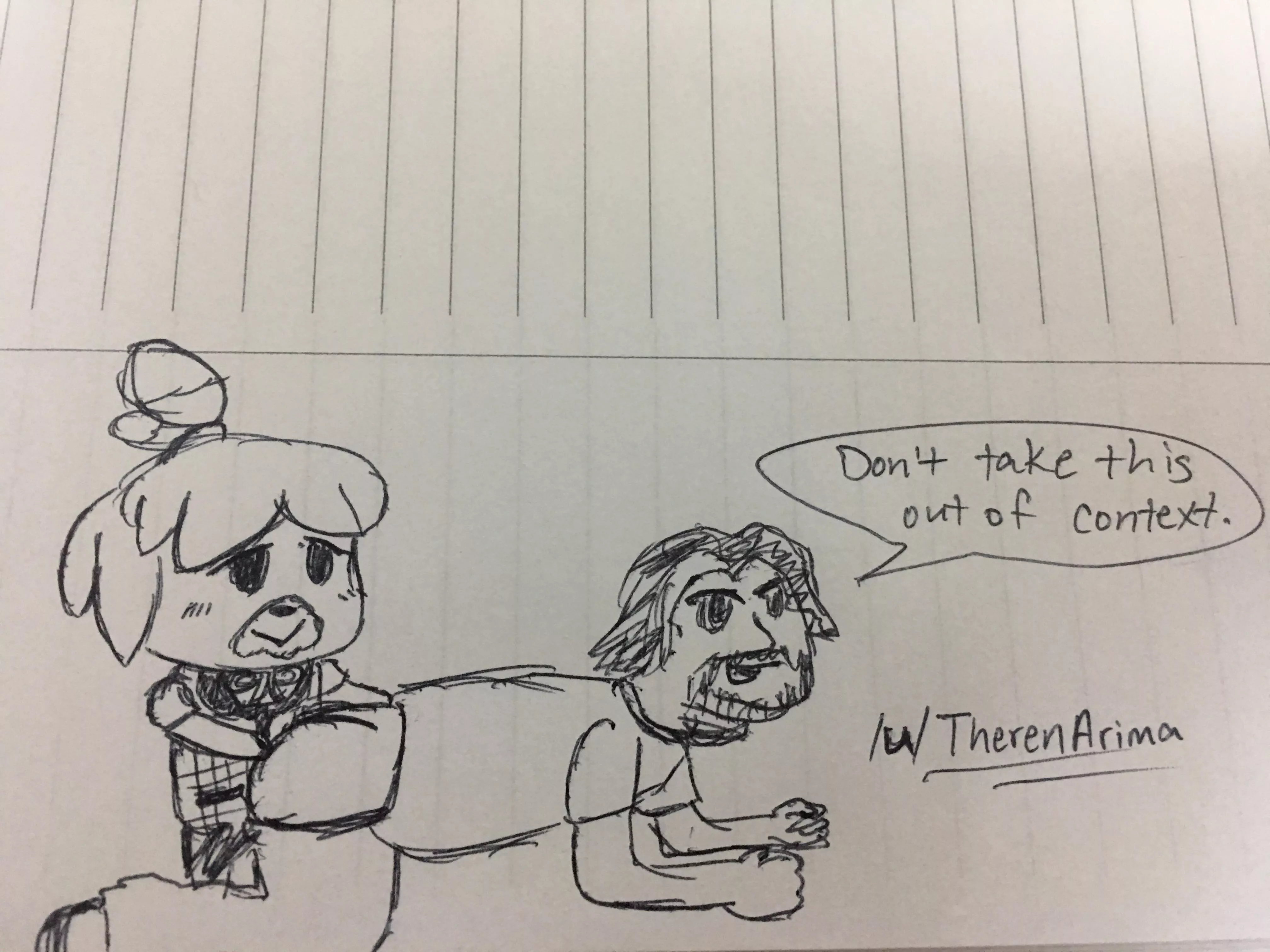 I'm no artist, but as soon as he said this in today's Mario Kart... posted by TherenArima