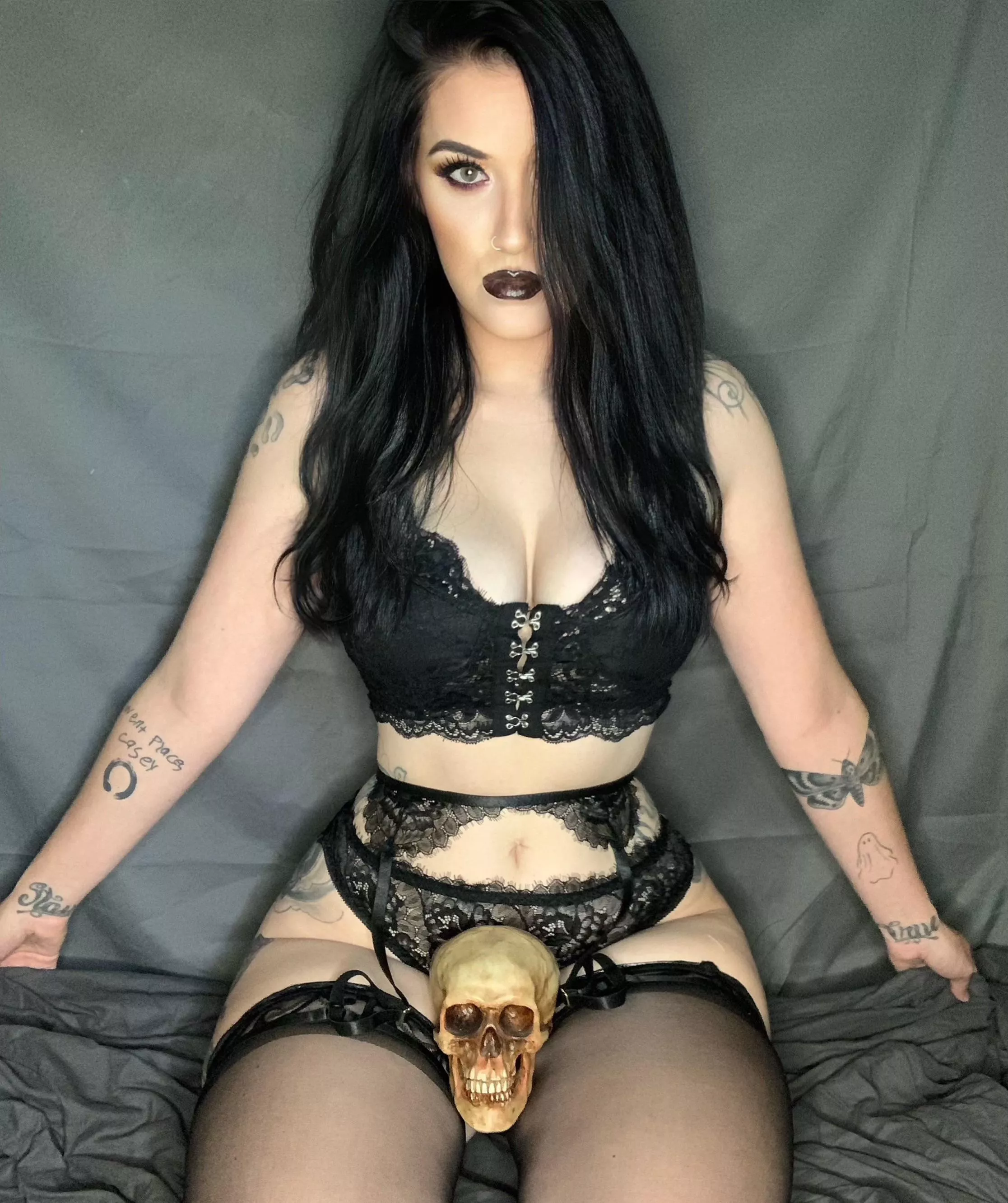 I’m obsessed with all things lace 🕸🕷🖤 posted by Bella_Raven