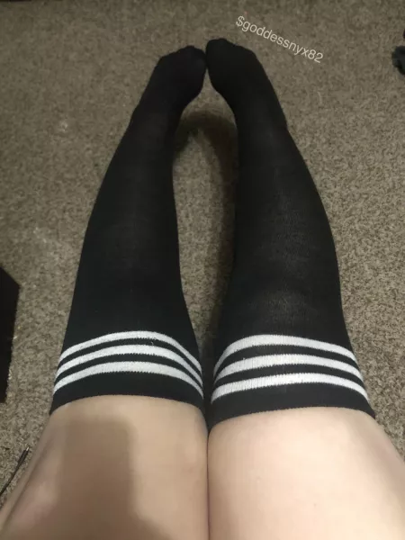 I’m obsessed with thigh high socks 🧦 by SpookyBrat82