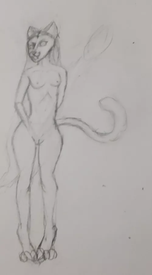 I'm on a mission to create more small tit furry content. Should I give up? (ME)(NSFW) by Awoken_Lycan