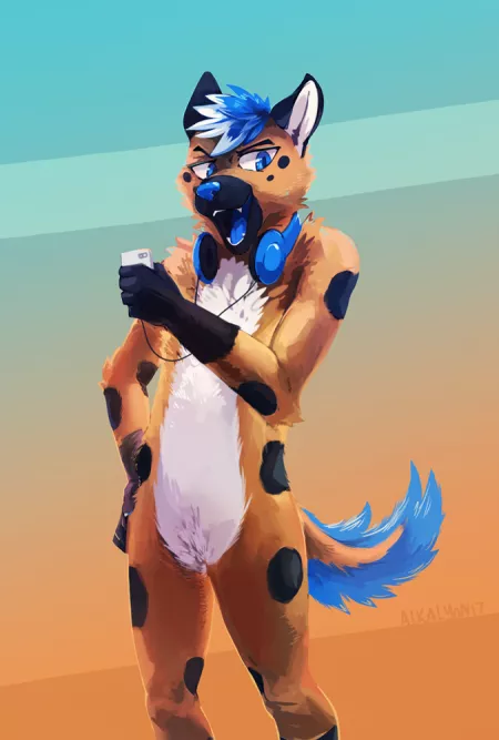 I'm playing my song first (art by Cercat) by Bonkers_Reee