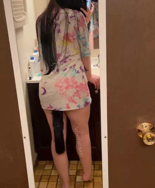 I’m so happy I got a cat tail finally! I’ll post again once I have my matching ears on🥰 by Nsfwcbaby