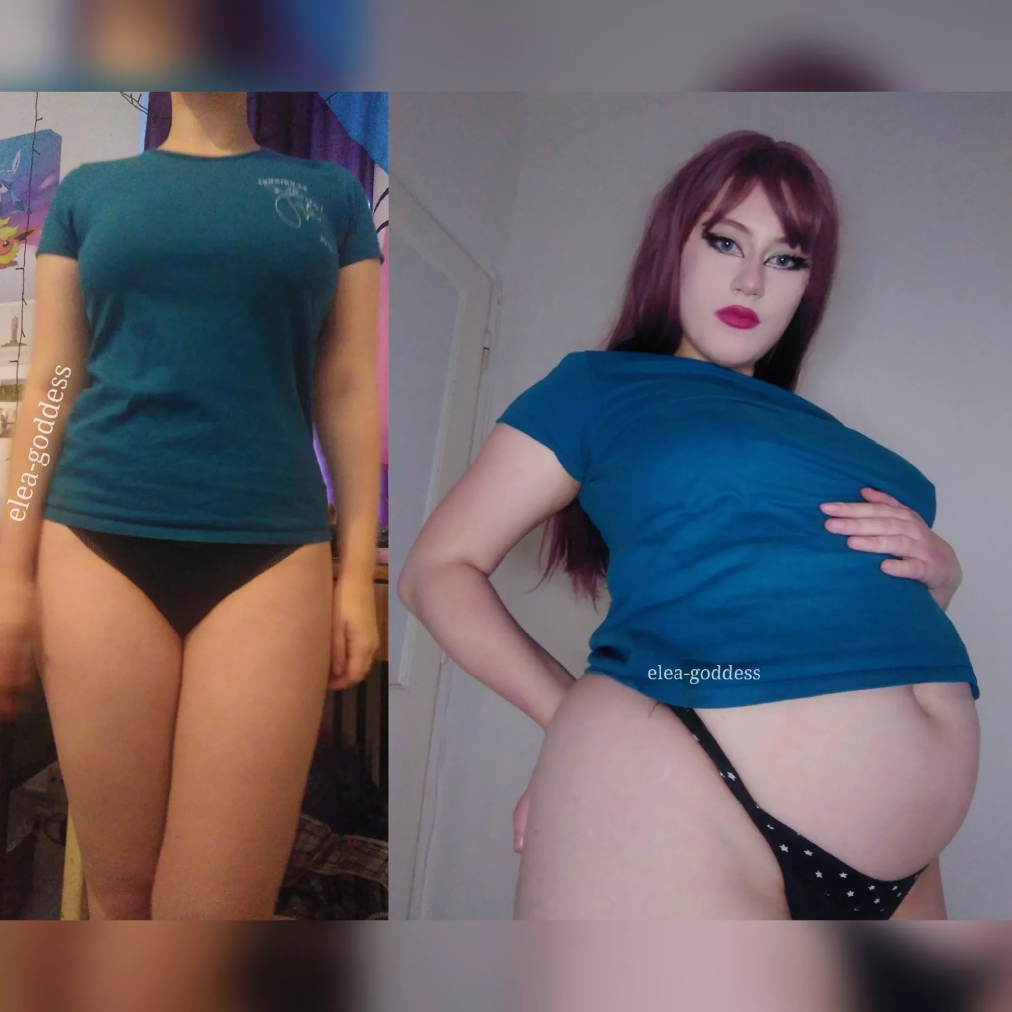 I'm so nervous about meeting my extended family for Christmas. I was a little chubby last time they saw me, now I waddle with a fat gut sticking out 😳 posted by elea-goddess