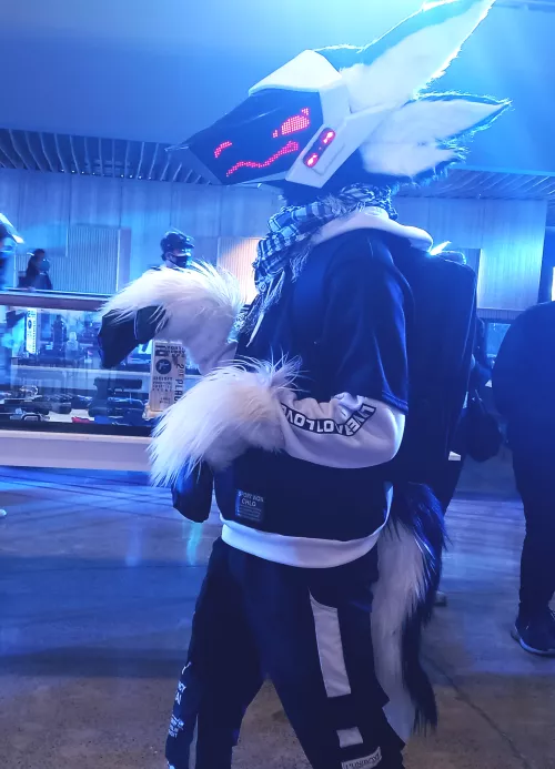 I'm so used to the T rex pose when I go fursuiting I sometimes do it out of fursuit too lmao, happy fursuit friday ya'll, Fursona and fursuit by me. by Dude_Verse