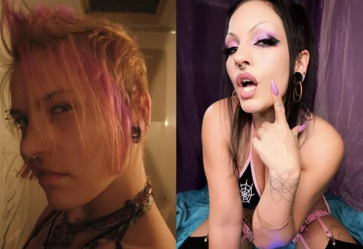 I’m still on my way to being the perfect goth bimbo but I love my progress so far😍 by NightSatellite