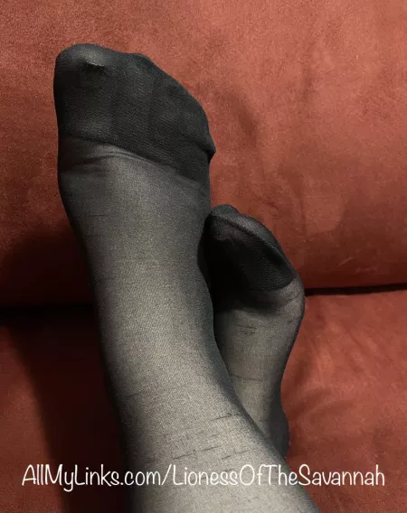 I’m such a nylons kind of girl… 🥰 by Savannahs_Feet