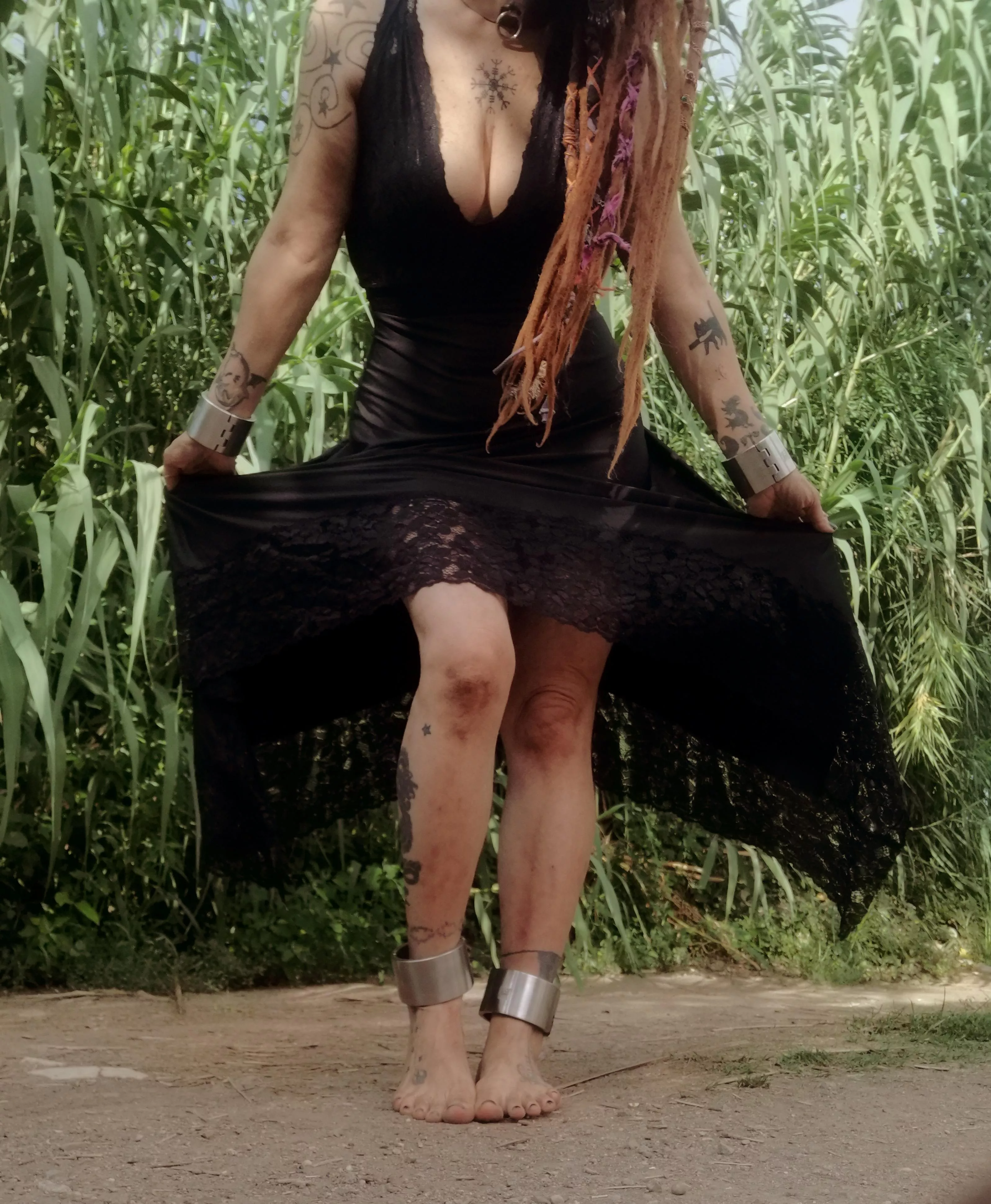 Im your barefoot usual with, but with a steel twist ;) posted by Nekotied