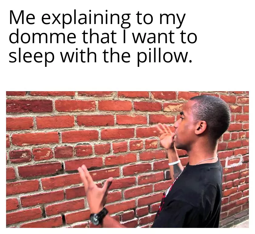 I'M YOUR PILLOW, BOI! posted by how_use_this