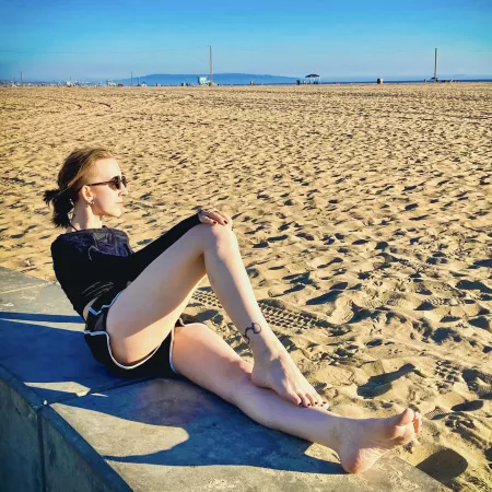 Imagine finding me in the wild during a Santa Monica stroll 🌴🌊 by Pythonia