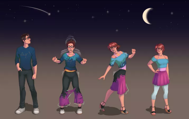 [IMG][MTF] Wish Upon a Star by DangerCat by JudithNeff