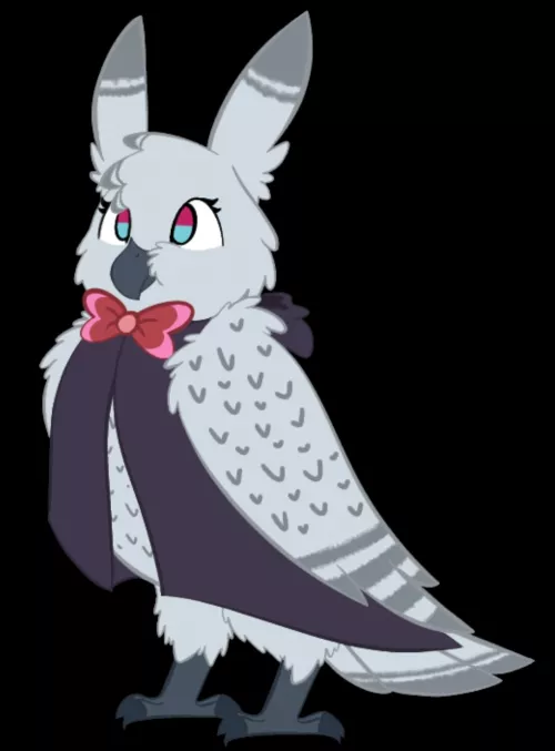 Imma just insert my fursona here, her name is Vanilla and she's a floofy owl by FrostAkaNoob
