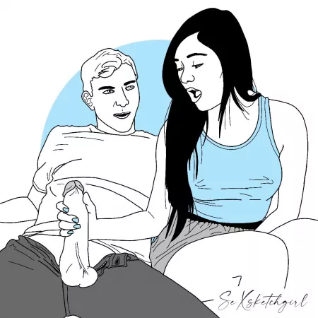 Impressed (by Sexsketchgirl) I used a pretty famous reference, but changed it a little bit by New-Sexsketchgirl