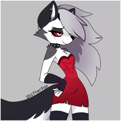 🐺 in a Little Red Dress (ShifterFoxx) by 666dnuoHlleHehTanooL