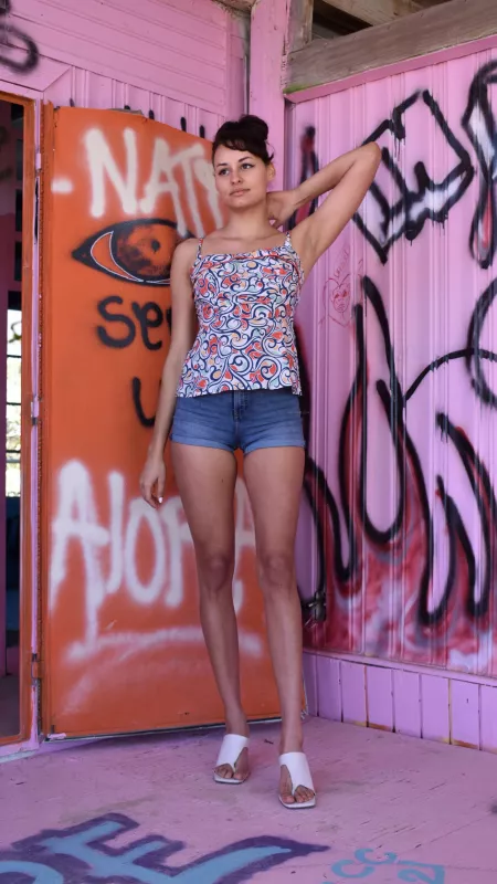 In a pair of my favorite short shorts by synn4serina