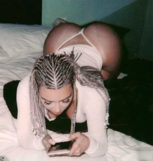 In a Tiny Thong by BigBootyCelebs