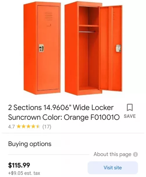In case you got a sub that likes being bullied you can get a locker to shove them in for only around $100 by scarfysquirrel