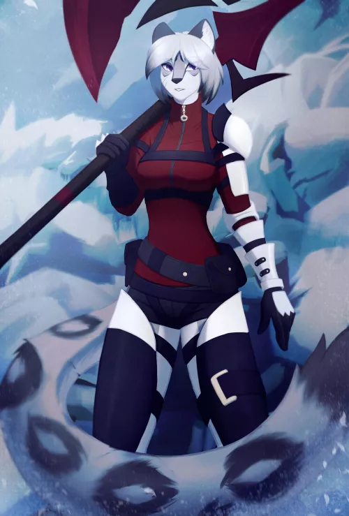 In frozen lands | Art by me by KunstWaffe