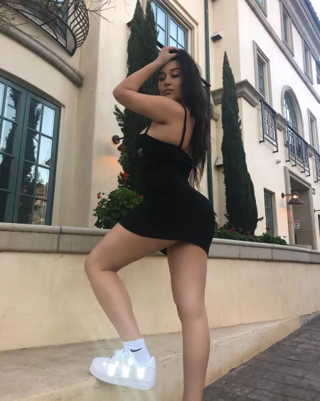 In her AF1's by [deleted]