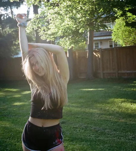 In her yard by LayDownYourBurdens