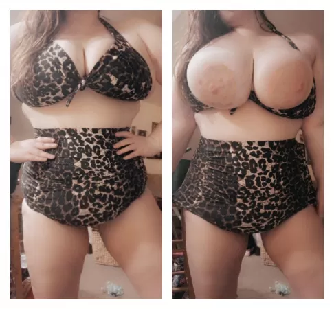 In honor of Titty Tuesday: what everyone at the pool sees vs. what Reddit sees. [f] [OC] by G_Cup_MILF
