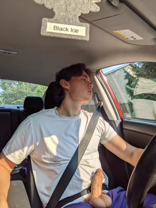 In my car by xldoublesausage