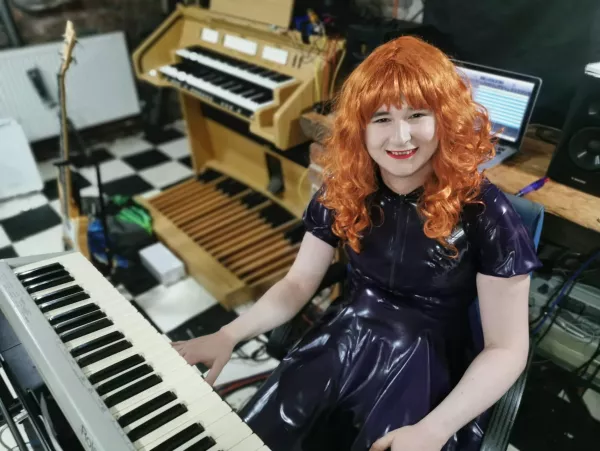 In my natural habitat in my fav latex dress 🥰 by reujo4005