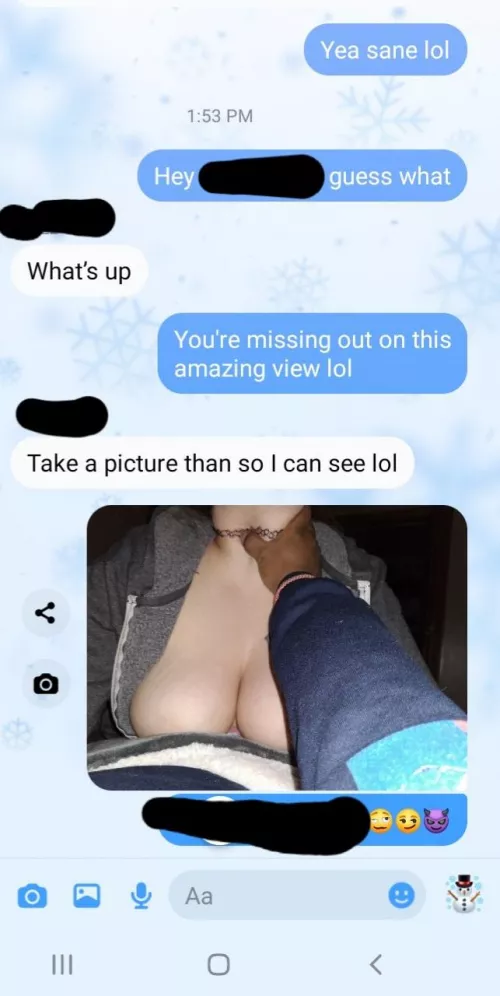 In our group chat by xxblackxcatxx