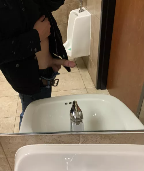 In the bathroom while pumping gas who wants to come suck me off rq by Prestigious-Net5950