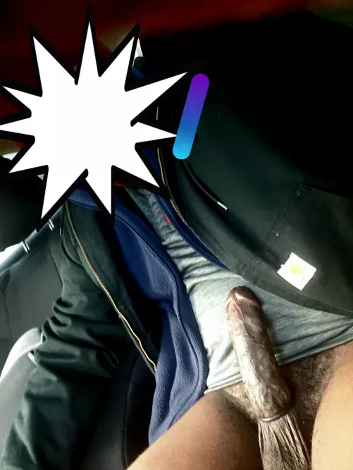 In the car hoping someone walks by by kazaam27