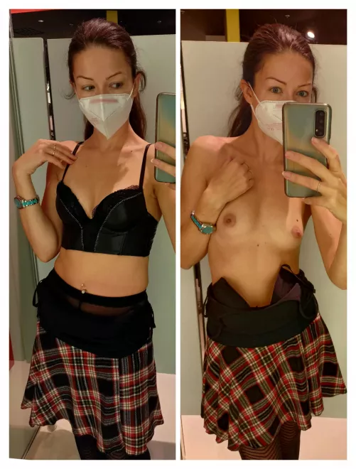 In the fitting room by slavena_slavic