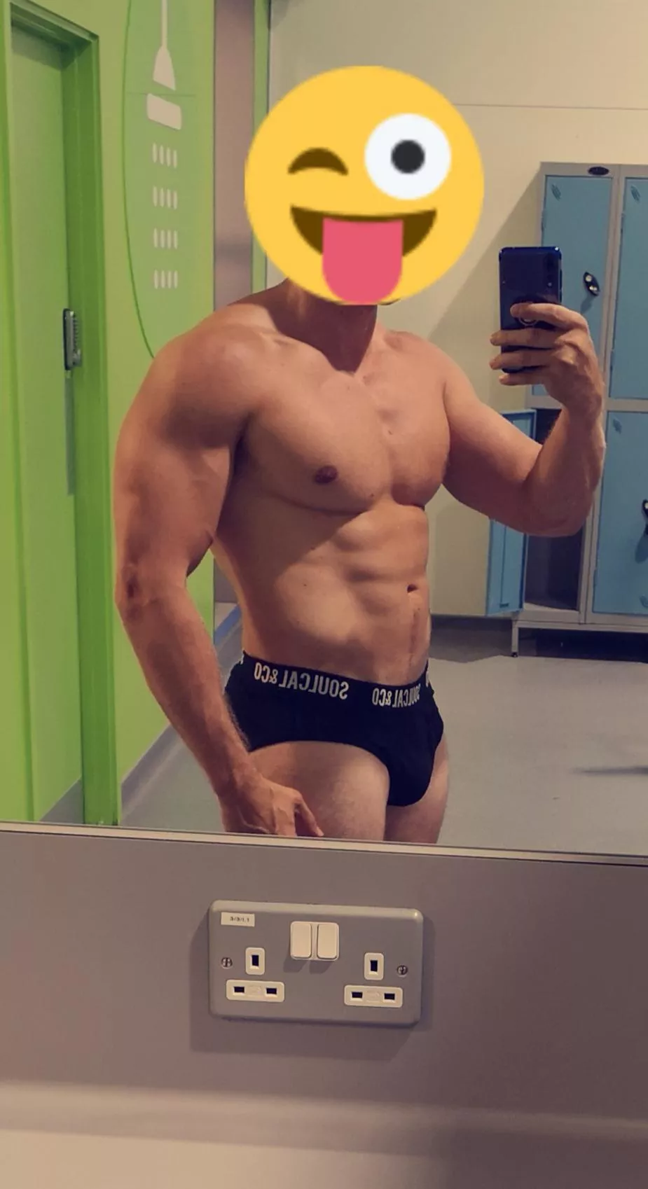 In the gym locker room..... would you hang around to watch me get naked? posted by Fitness_Guy_UK