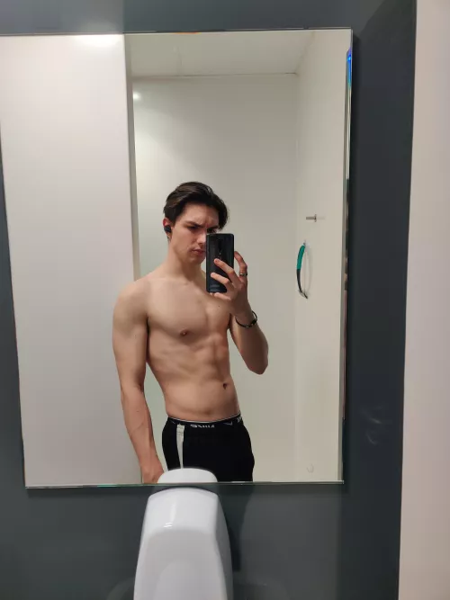 in the gym locker rooms? 😈 by Traditional_Cee_195