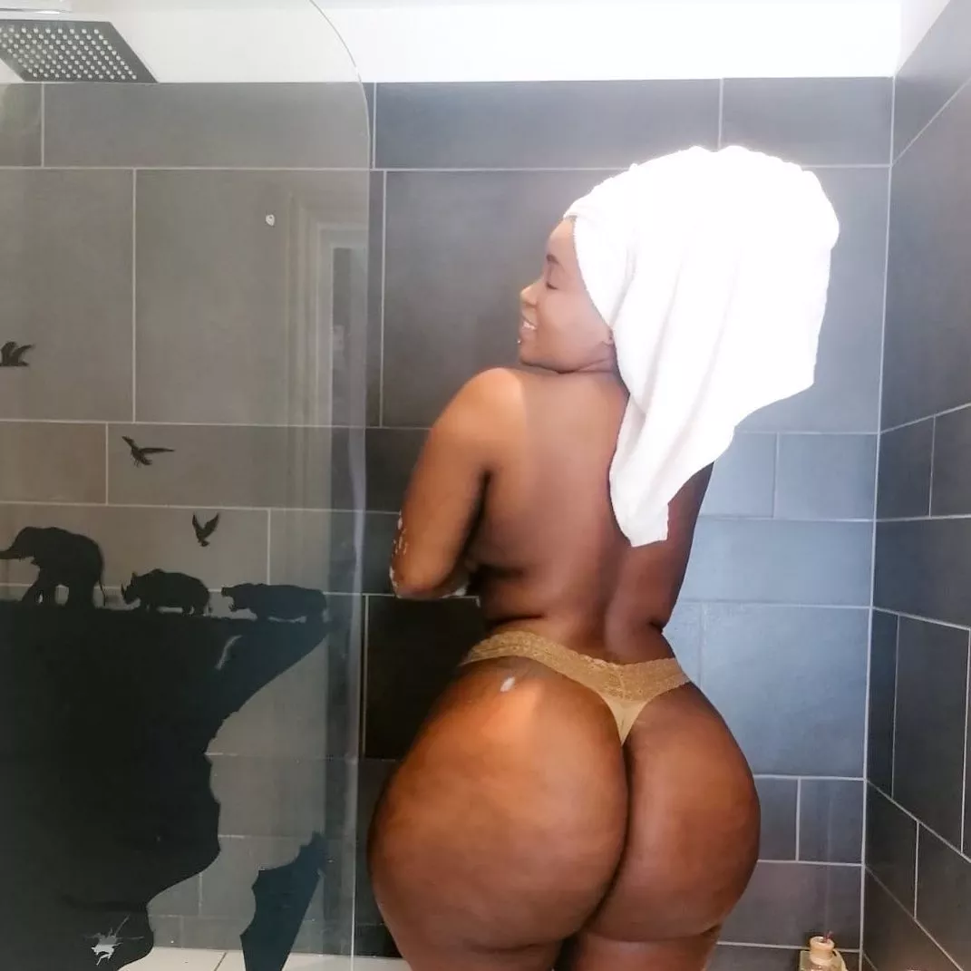 In the shower with a head towel posted by Castr0nova