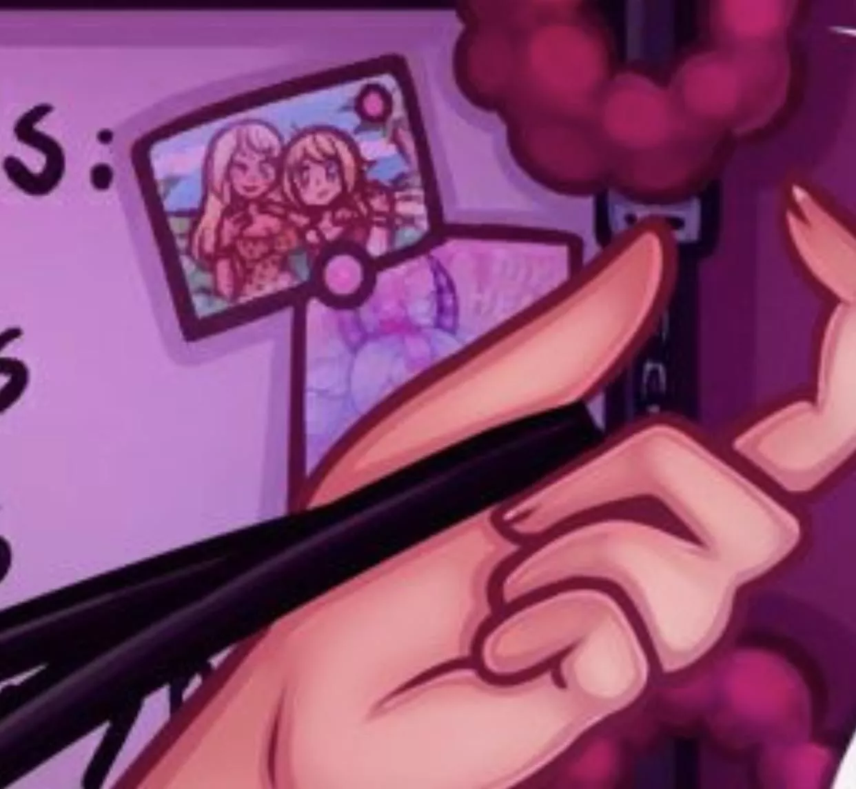 In the title screen of HunieCam Studio there’s this picture of a girl with horns or something, does anybody know what this is? posted by CorruptSoulGem