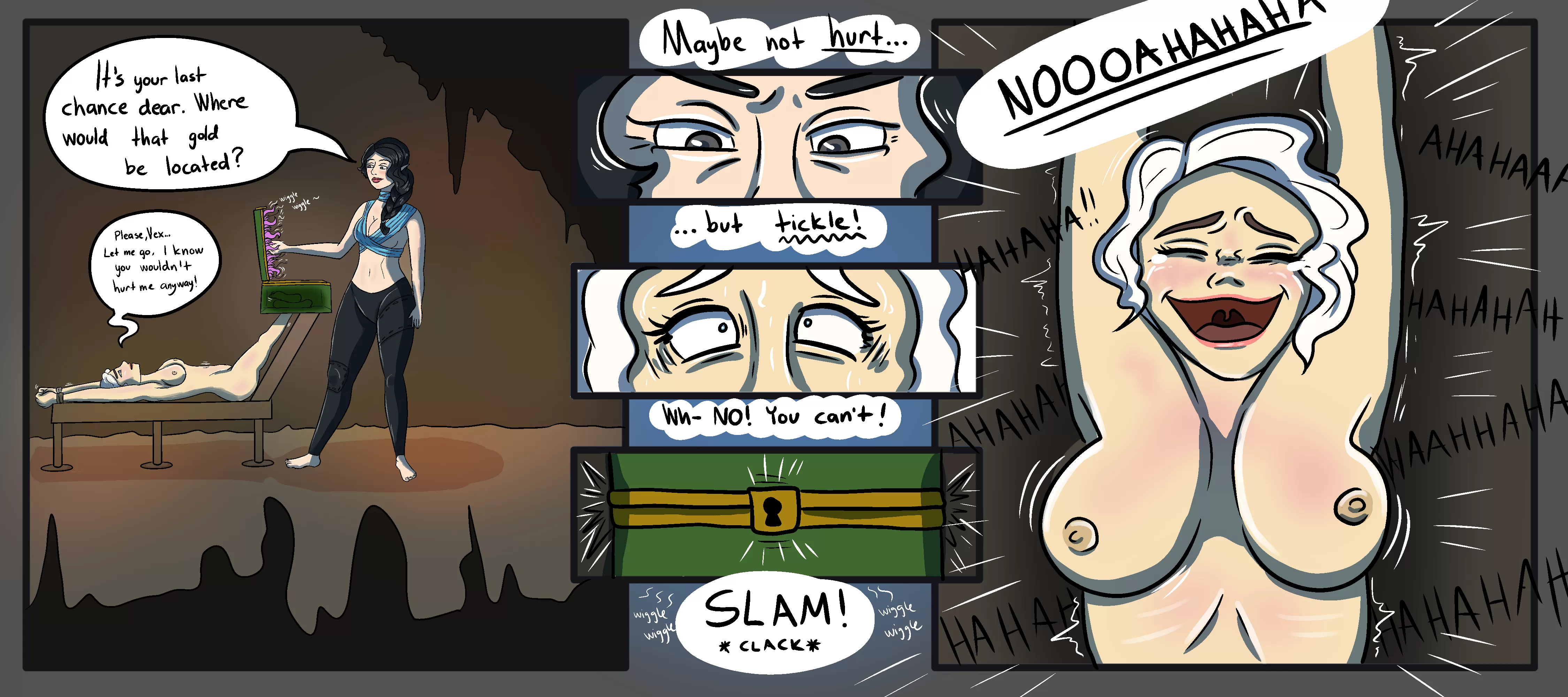 In Vex's lair Pt. 1 [OC & commission] posted by shudderbugstk