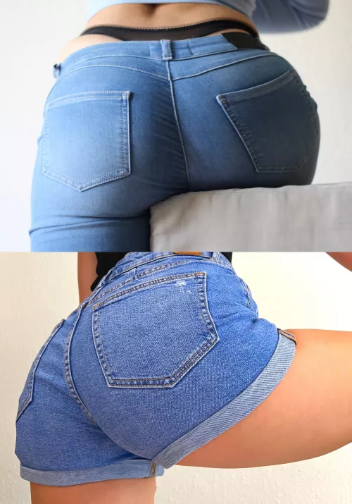 In which jeans you like my ass best 😉🍑 by Ava-Fox