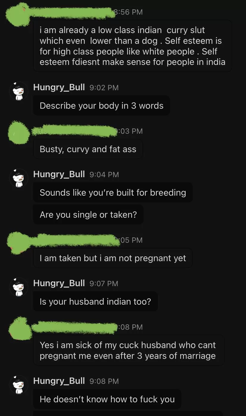 Indian Whore Throws Away Marriage for White Man posted by Hungry_Bull
