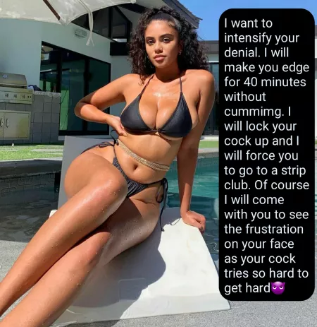 Intensified Denial by femdomslave321