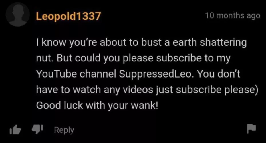 Interesting way to self promo by Disastrous-Arm4525