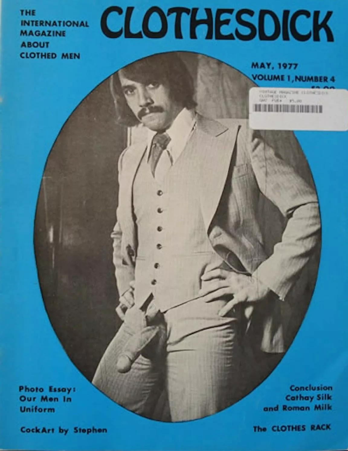 “International magazine about ‘clothed men’”. 😁 posted by MrCarnality