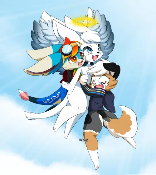 Into the sky! by I_Am_Kat95