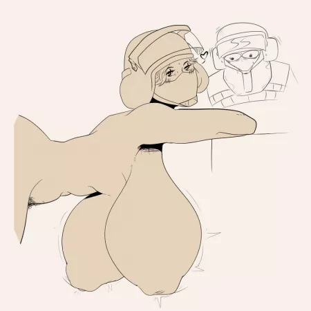 IQ’s big boobs hanging out [OC] by DamnedCanuck