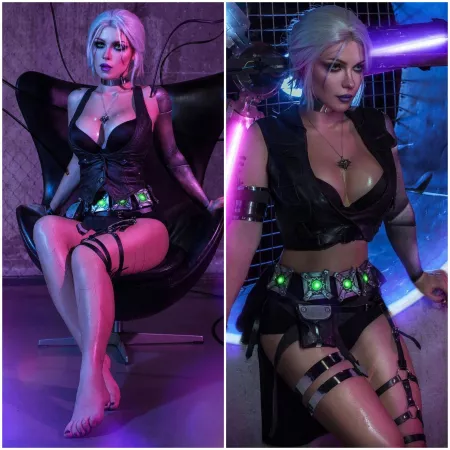 Irina meier as ciri in cyberpunk by 37dots