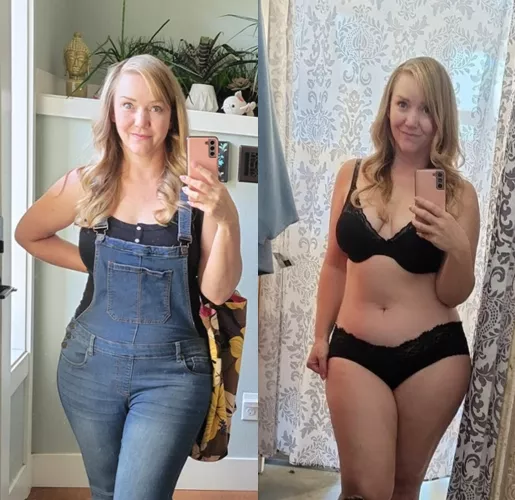 Is a curvy Milf hot in overalls? Out of them? [F48] by Crystal_Sunshine_