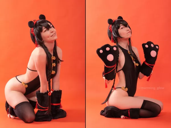 Is it a girl? Is it a bear? No, it’s a Chinaloid! Is it a sexy one? Is it a dorky one? Why not both! | Yuezheng Ling cosplay by Murrning_Glow by MurrningGlow