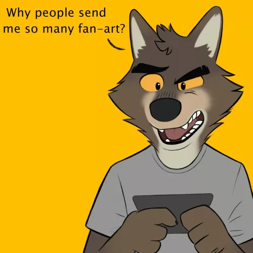 Is it me or he became famous in a very very short amount of time (art by me) by LakeWlf