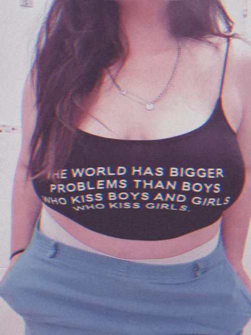 is it obvious im not wearing a bra by charli3main3