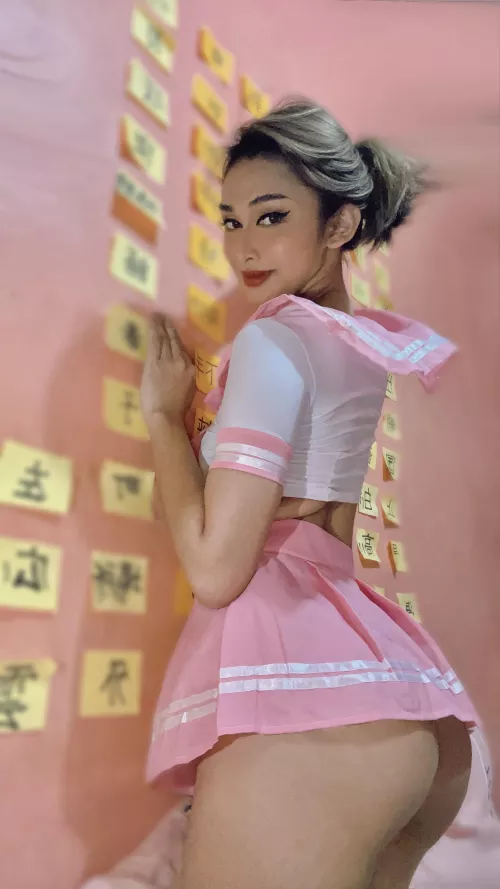 is my skirt too short? or this is okay? If okay would u like to fuck me? by Opening_Equipment81